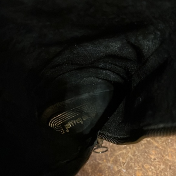 Jeffery Campbell Black Leather Go-Go Boots - Picture 10 of 14